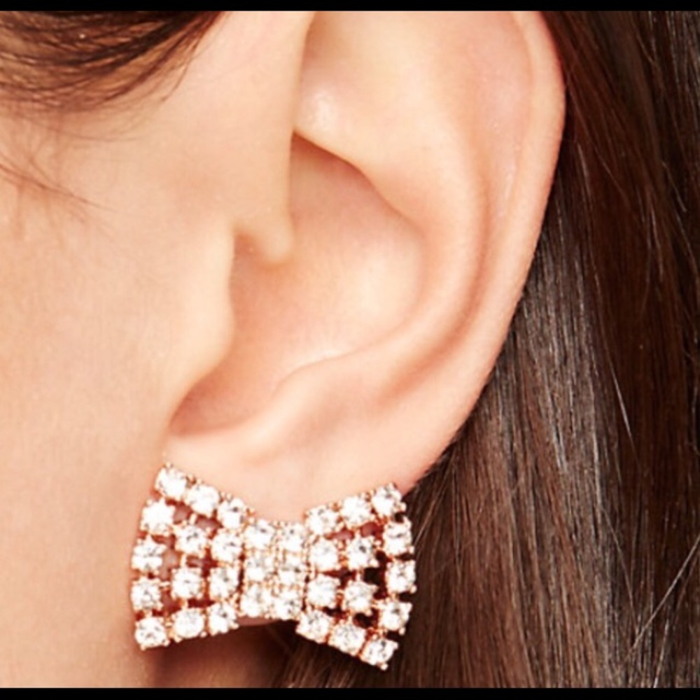 Kate spade bow earrings